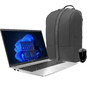 ProBook 15.6" Windows 11 Pro Notebook, backpack and wireless mouse