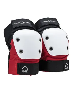 ProTec Street Elbow Pads | Red/White/Black