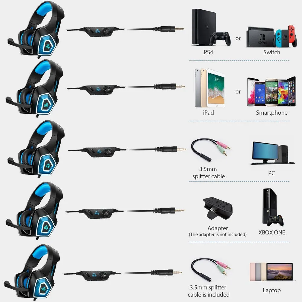 PS4 Gaming Headsets Headphones