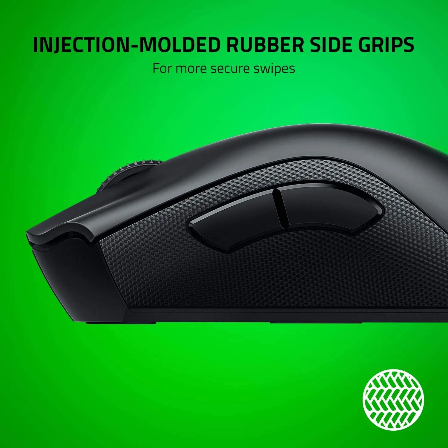 Razer Mouse DeathAdder v2 Pro Wireless Gaming Mouse: 20K DPI Optical Sensor - 3x Faster Than Mechanical Optical Switch - Chroma RGB Lighting - 70 Hr Battery Life - 8 Programmable Buttons - (Black)