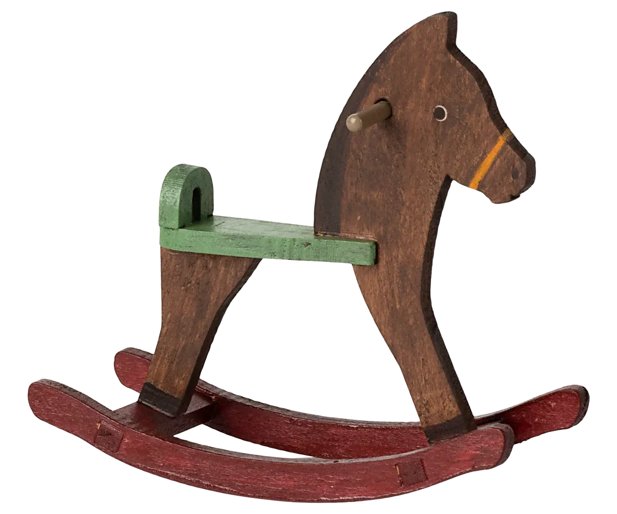 Rocking horse, Mouse - Dark brown | COMING SOON