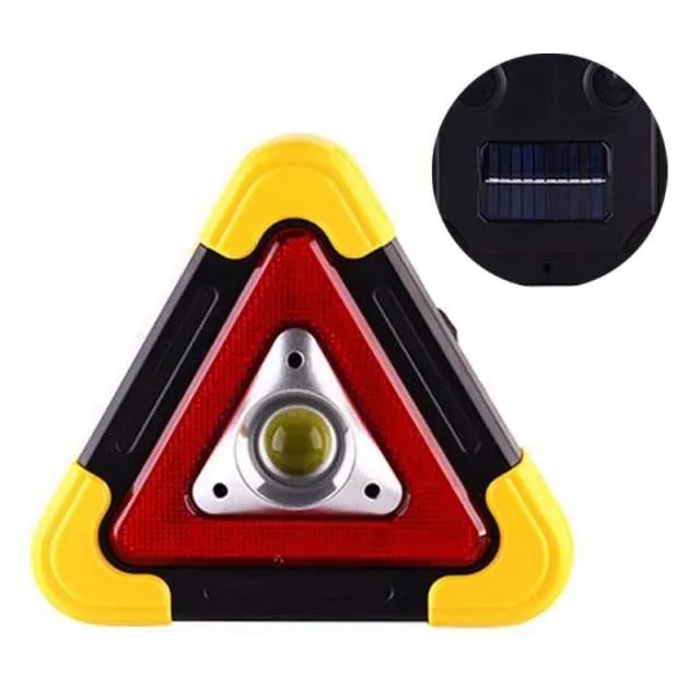 Safety Triangle Warning Sign Car LED Light