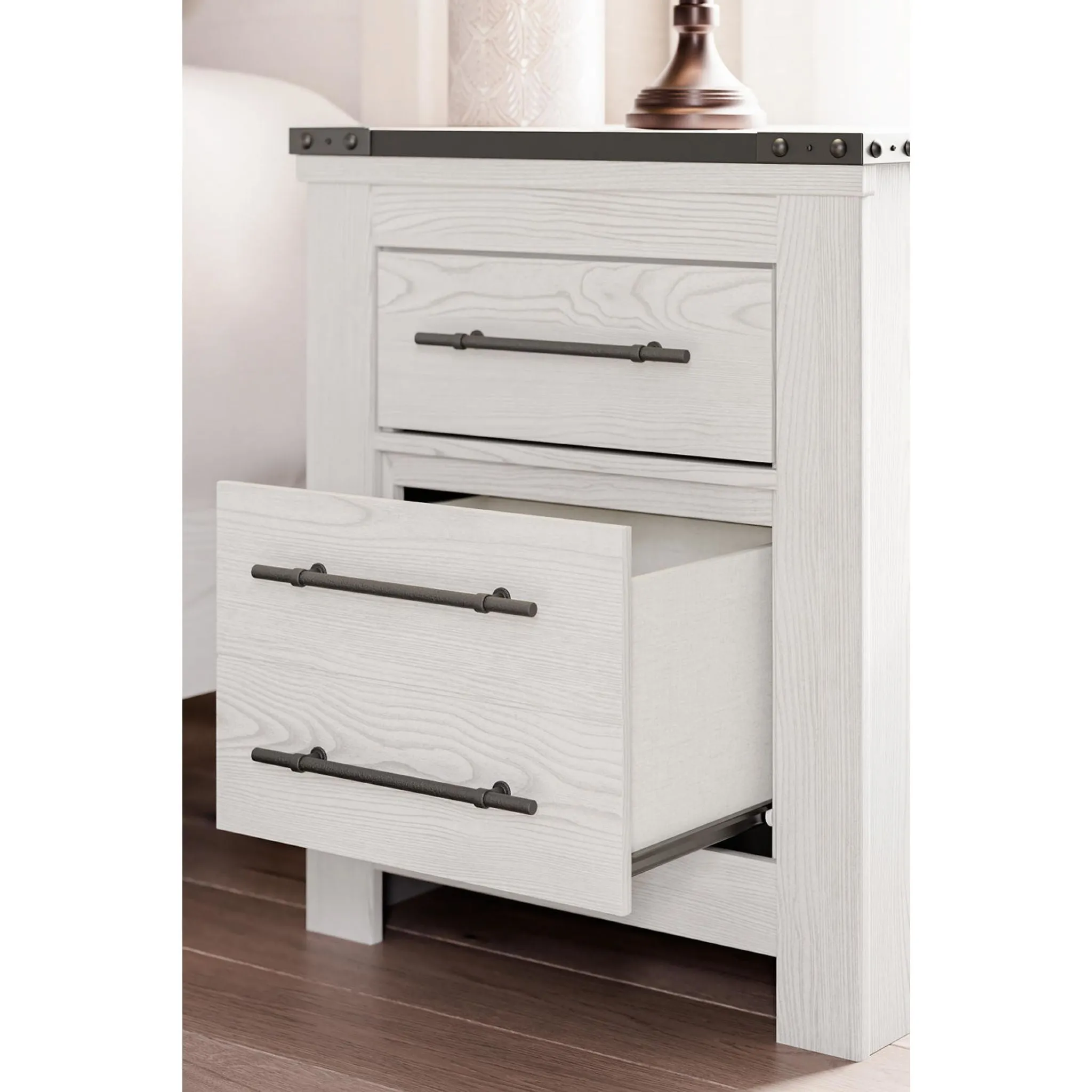 Schoenberg Nightstand - White