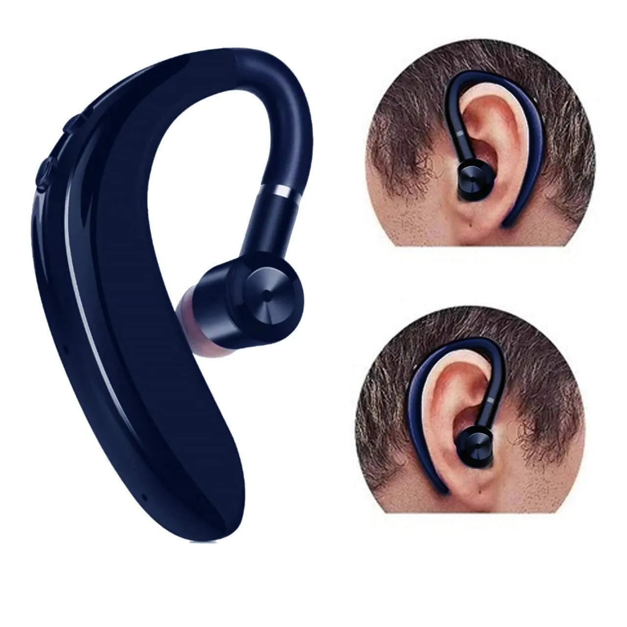 Single Wireless 18 Hours of Calling with 1 Hour Charge S109 Bluetooth Headset with Mic Designed for All Android Smartphone