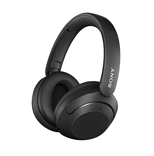 Sony WH-XB910N EXTRA BASS Noise Cancelling Headphones, Wireless Bluetooth Over the Ear Headset with Microphone and Alexa Voice Control, Black