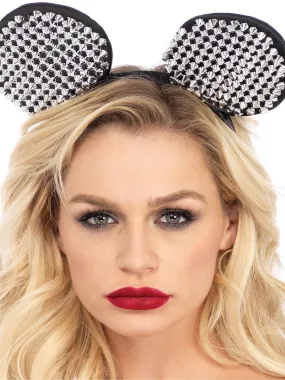 Studded Mickey Mouse Ears Costume Accessory