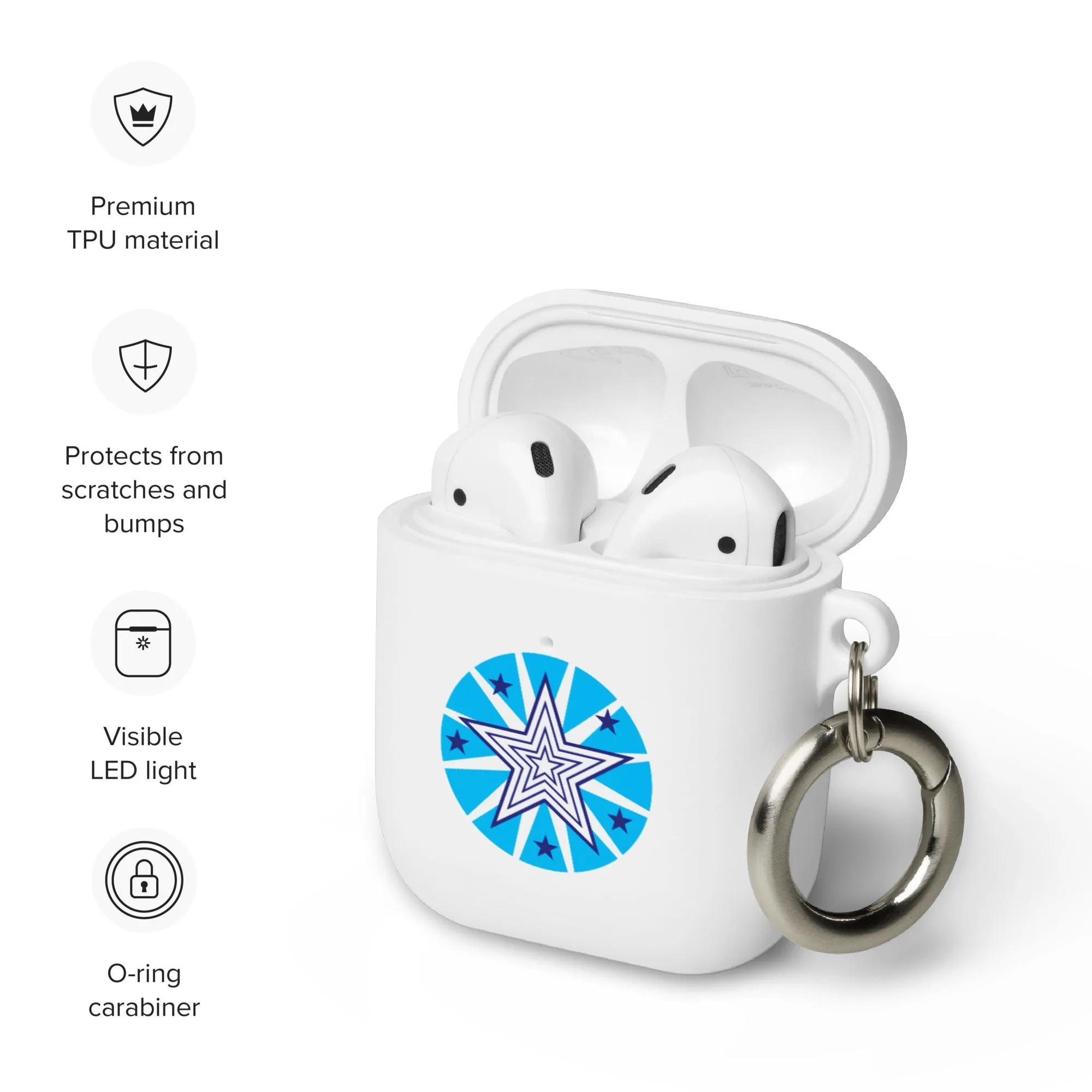 Super Power Art_AirPods case#1(White)