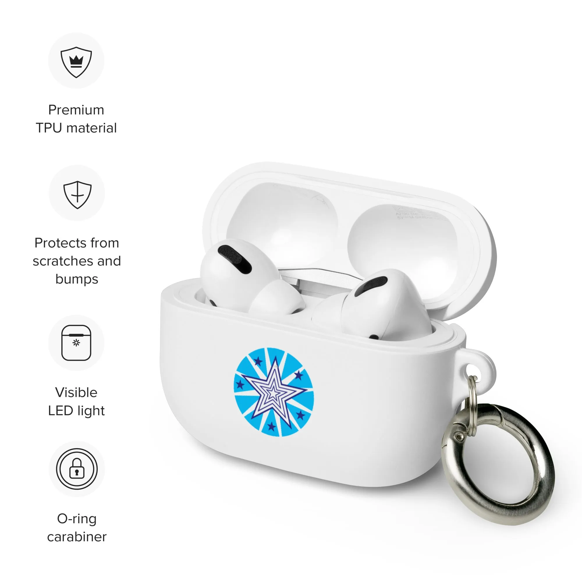 Super Power Art_AirPods case#1(White)