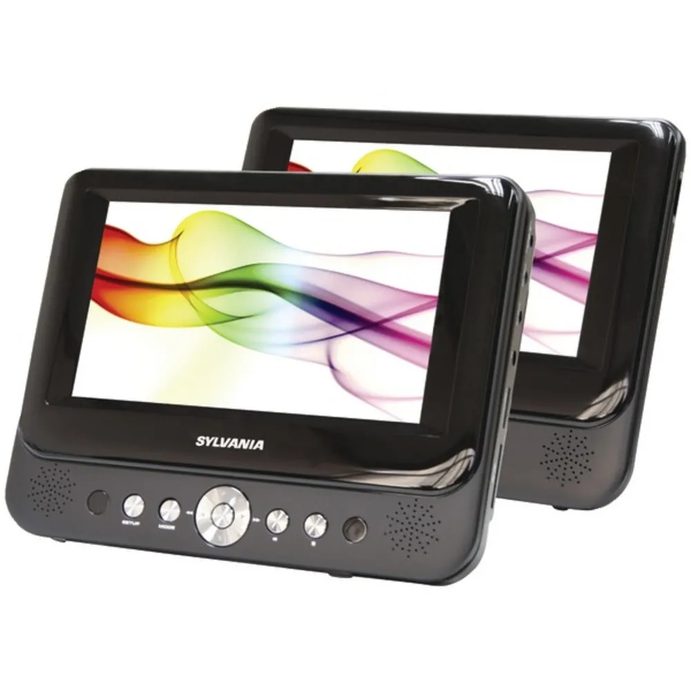 SYLVANIA SDVD8737A 7 Dual-Screen Portable DVD Player