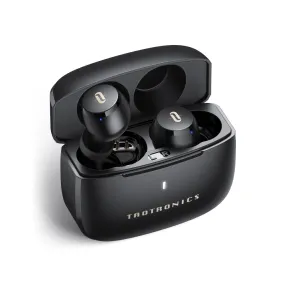 TaoTronics SoundLiberty 97 True Wireless Earbuds Bluetooth 5.0 IPX8 Waterproof Earphones with 9h Playtime AptX Stereo Bass TT-BH097