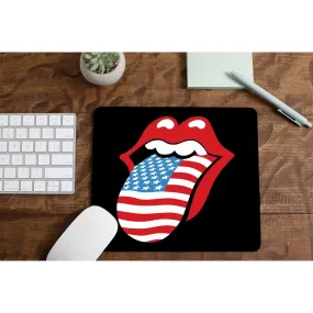 The Rolling Stones Mousepad - Patriotic Lips