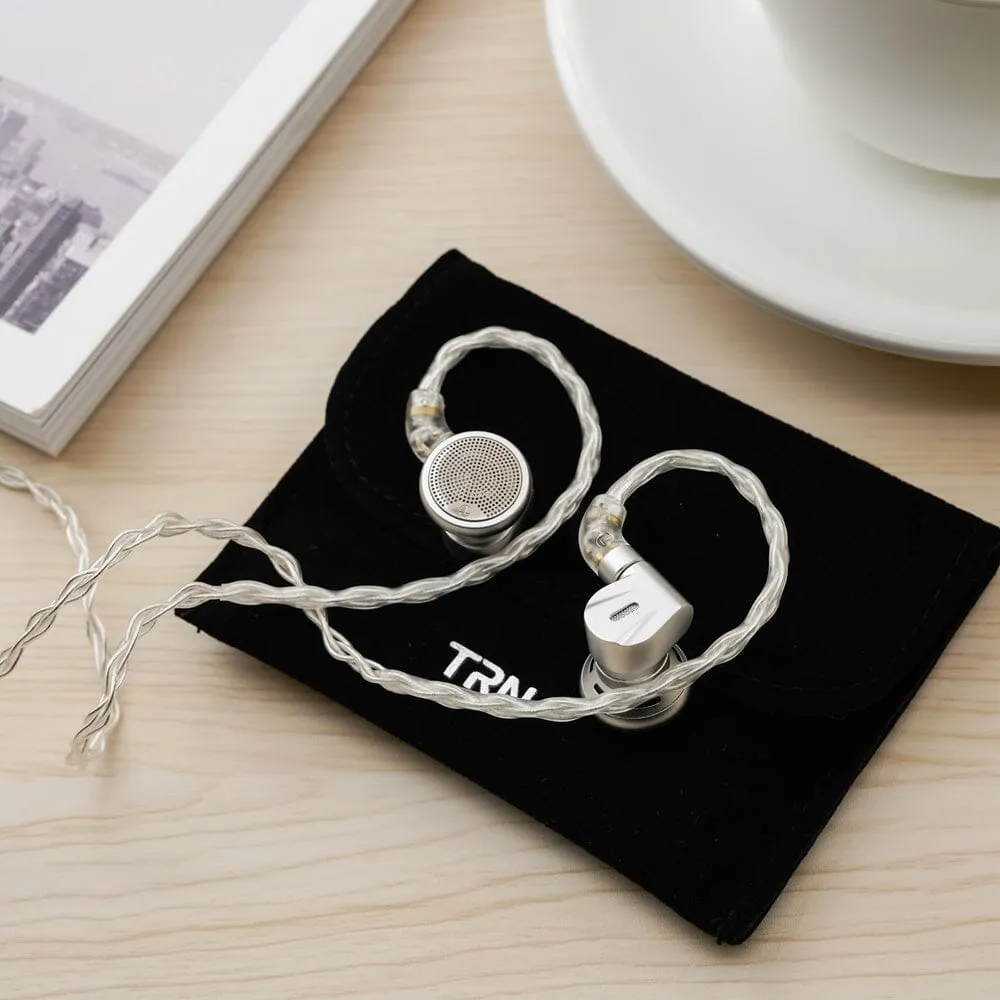 TRN EMX New Flagship Audiophile Dynamic Driver Flat Head Earphones