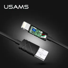 USAMS 1m IOS10 2A Fast Charger Usb Charging Cable for iPhone 5s iphone 7 Date Cable