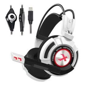 USB 7.1 Surround Sound Stereo Vibration Gaming Headphones