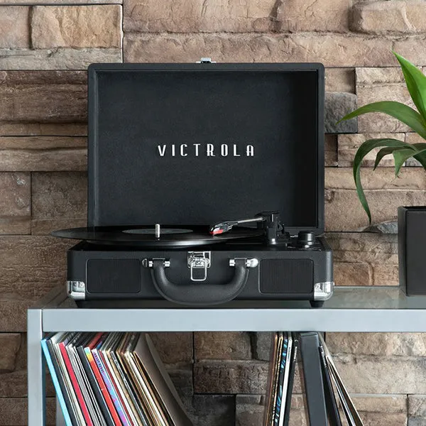 Victrola Journey  Portable Bluetooth Turntable - Black | VSC-400SB-BLK-EU