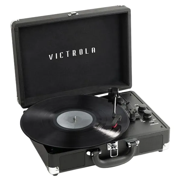 Victrola Journey  Portable Bluetooth Turntable - Black | VSC-400SB-BLK-EU