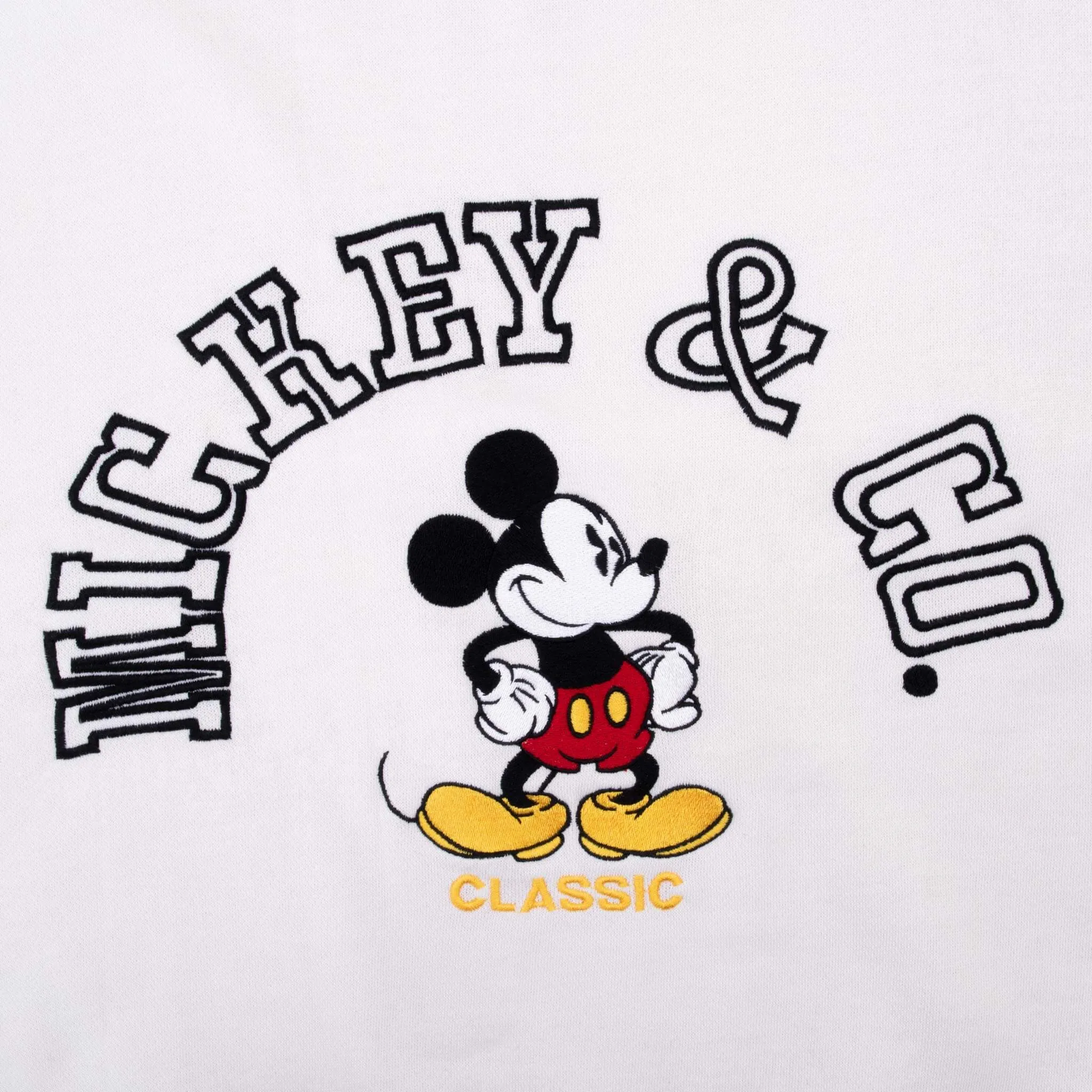 VINTAGE DISNEY MICKEY MOUSE & CO 1990S WHITE SWEATSHIRT XL