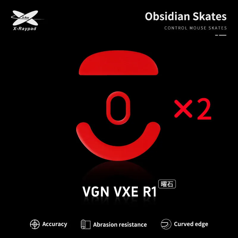 X-Raypad Obsidian Mouse Skates for VXE/VGN Dragonfly R1 Series