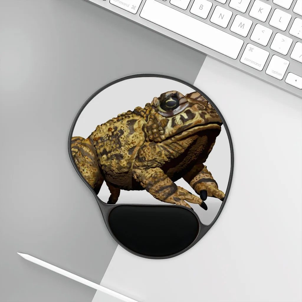 Yellow Toad Mouse Pad With Wrist Rest